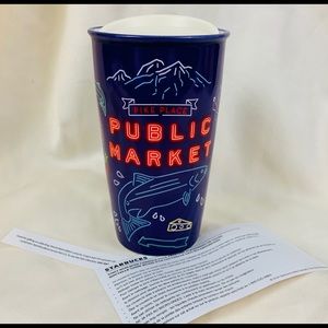 Starbucks Pike Place Public Market Ceramic Mug NWT